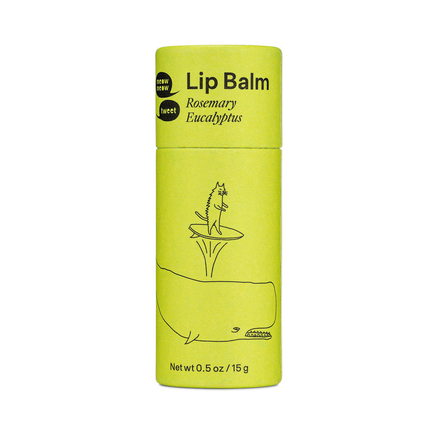 Rosemary Eucalyptus Vegan Lip Balm – Meow Meow Tweet Rosemary Eucalyptus Vegan Lip Balm – Meow Meow Tweet