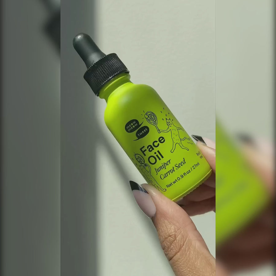 Juniper Carrot Seed Face Oil – Meow Meow Tweet